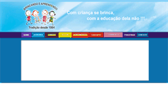 Desktop Screenshot of brincaaprendendo.com.br